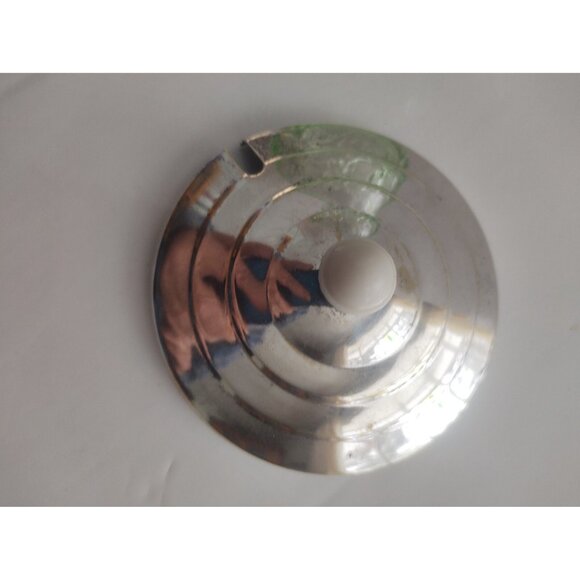 Sowerby Art Deco Green Glass Butterfly Trinket Bowl 1930's pattern 2552 - Picture 11 of 11
